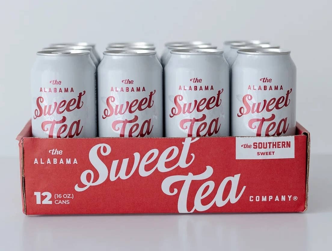 Alabama Sweet Tea – Original Sweet Tea (16oz Can, 12-Pack)