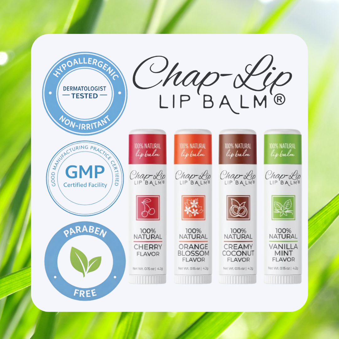 Chap-Lip Lip Balm 100% Natural (60 CT) Jar- Summer Perfect