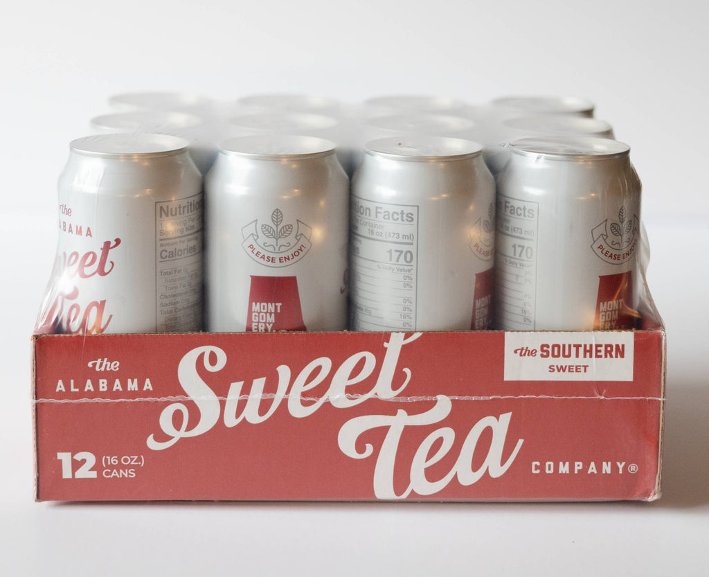 Alabama Sweet Tea – Original Sweet Tea (16oz Can, 12-Pack)