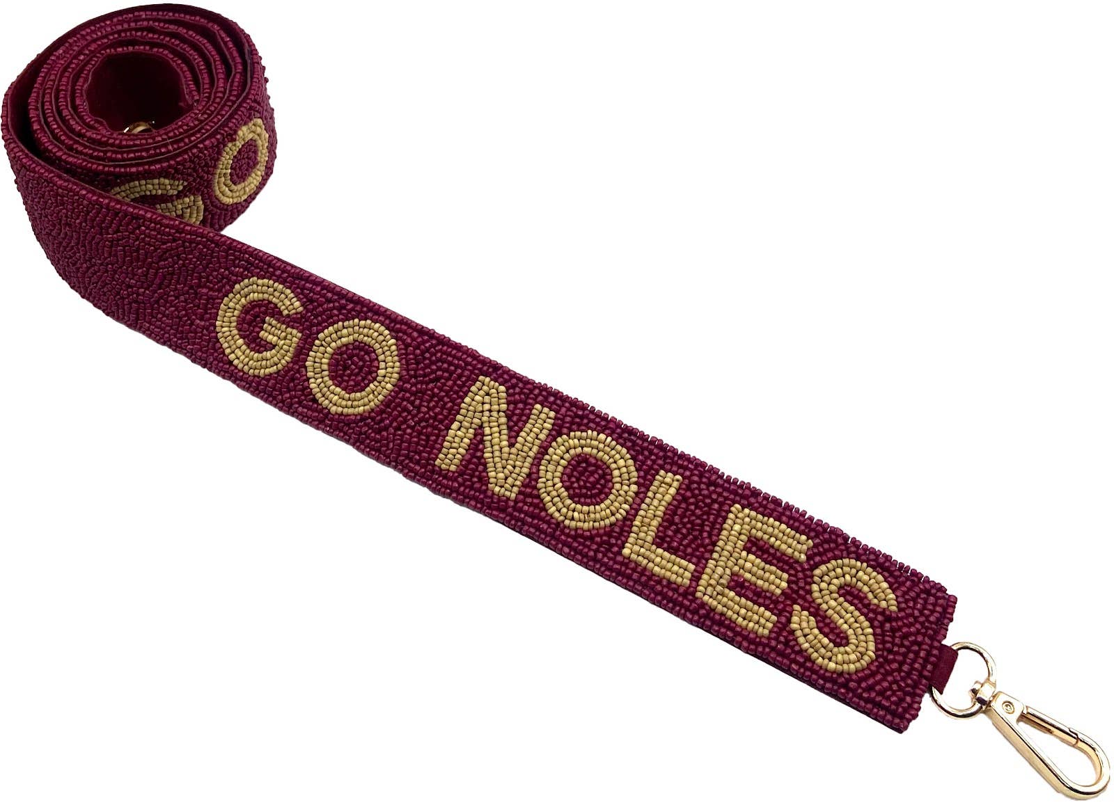 GO NOLES BEADED BAG STRAP