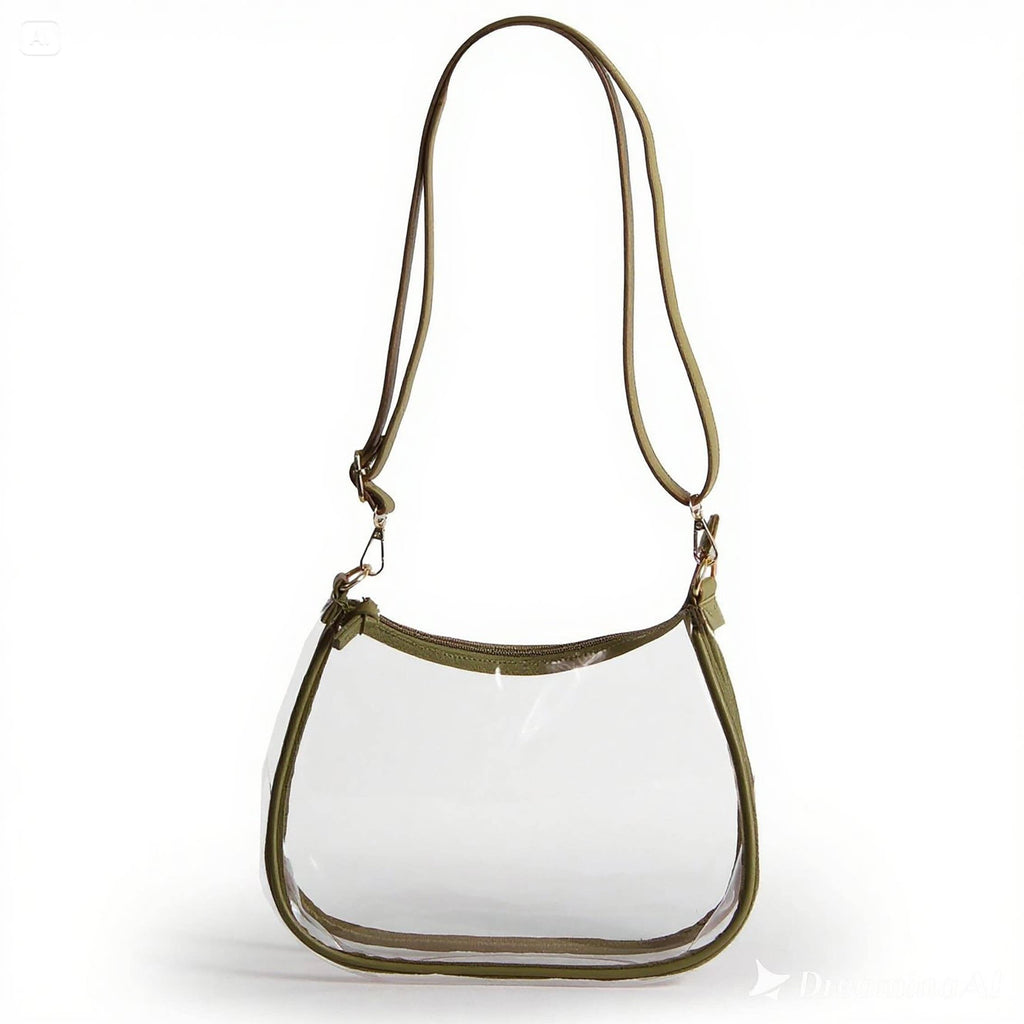 Florida State Seminoles Sara Clear Purse with Skinny Scarf – Large Stadium Bag