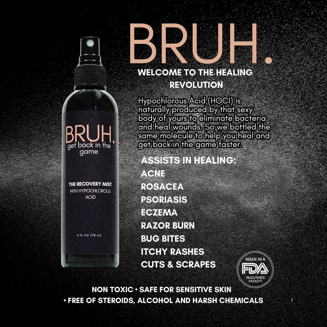 BRUH. THE RECOVERY MIST with Hypochlorous Acid