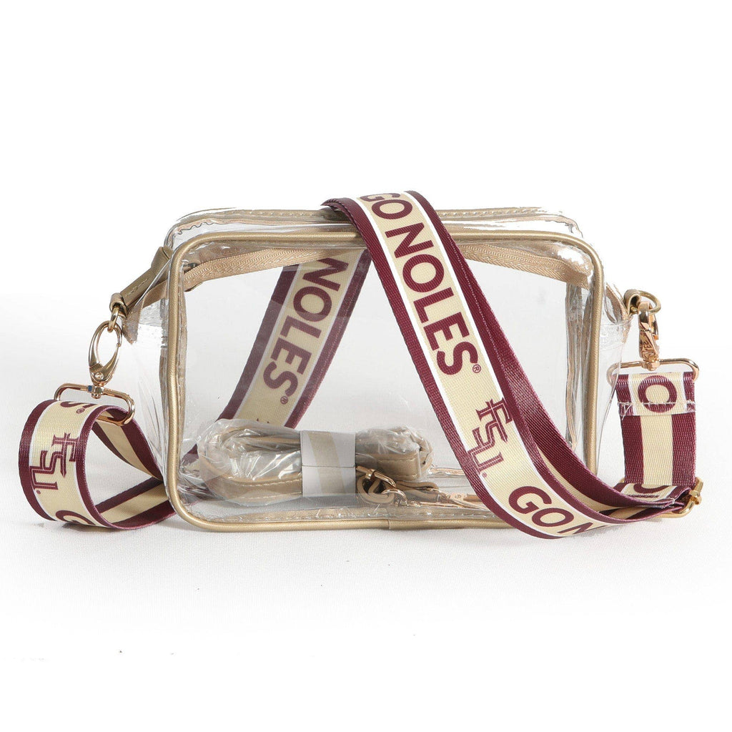 Florida State Seminoles Bridget Clear Purse – Stadium Bag with Custom Strap