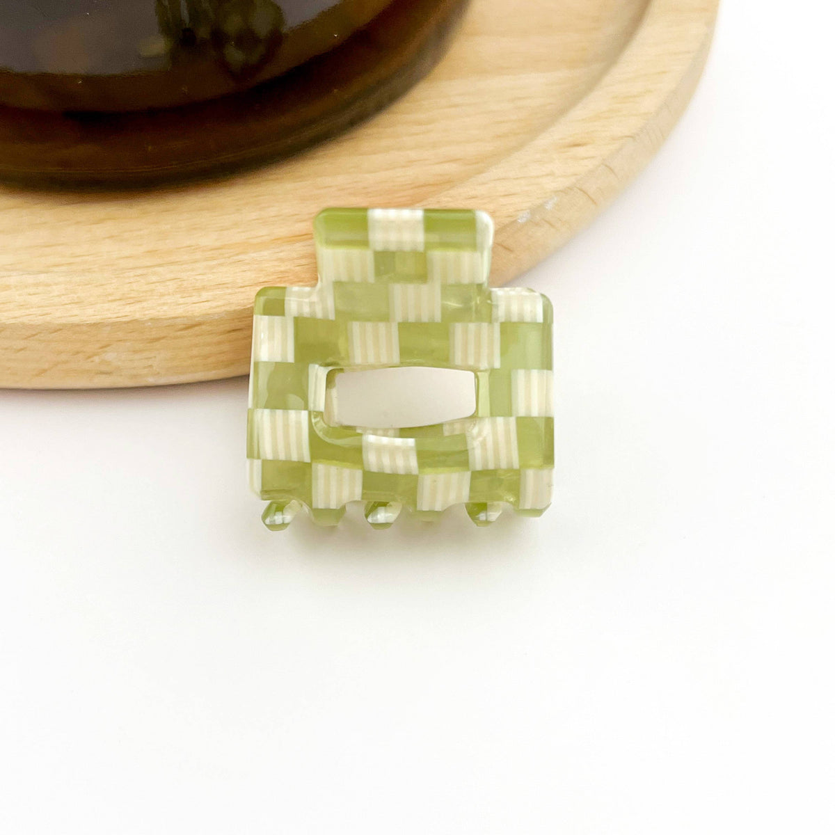 0.9'' Mini Square Hair Claw Clip: A
