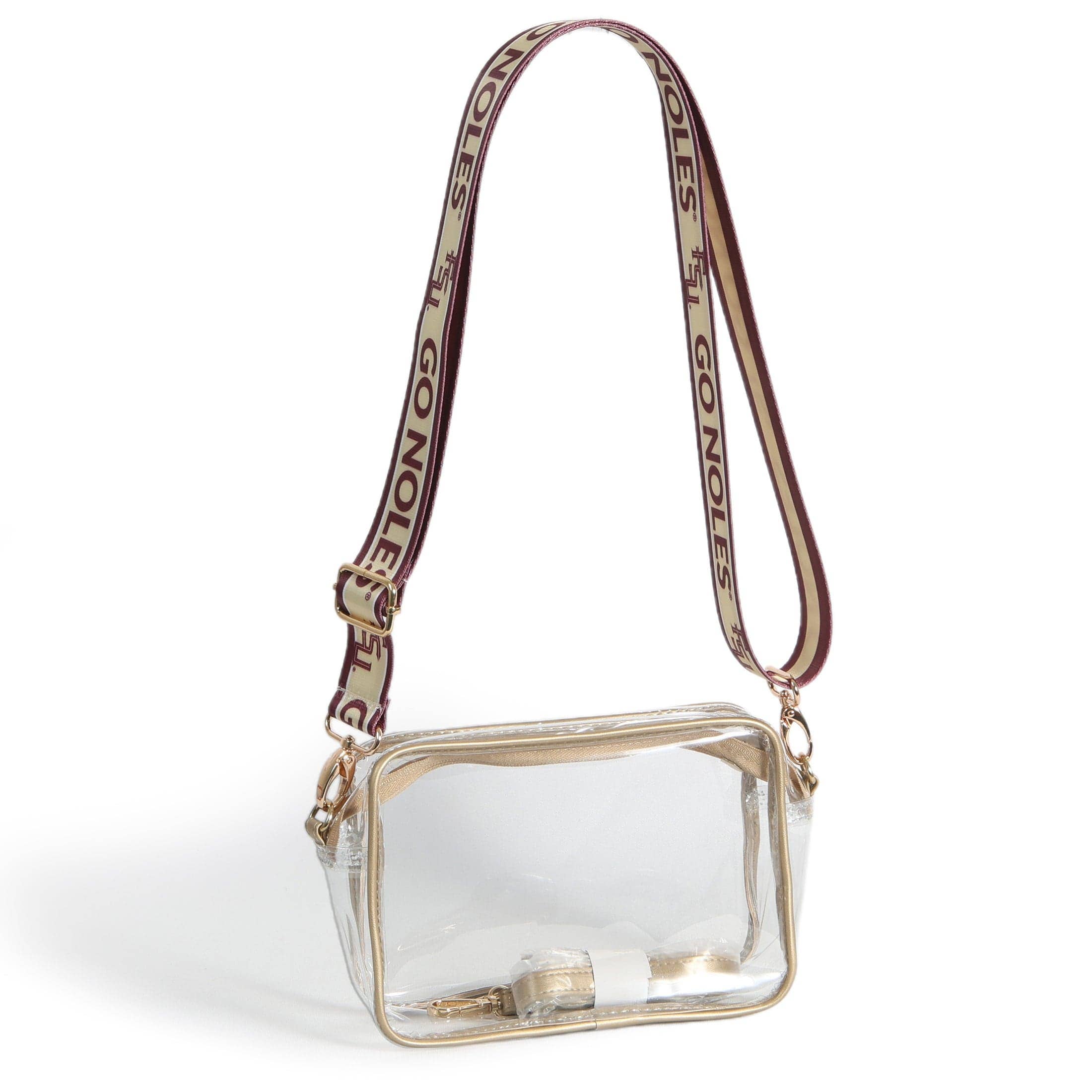 Florida State Seminoles Bridget Clear Purse – Stadium Bag with Custom Strap